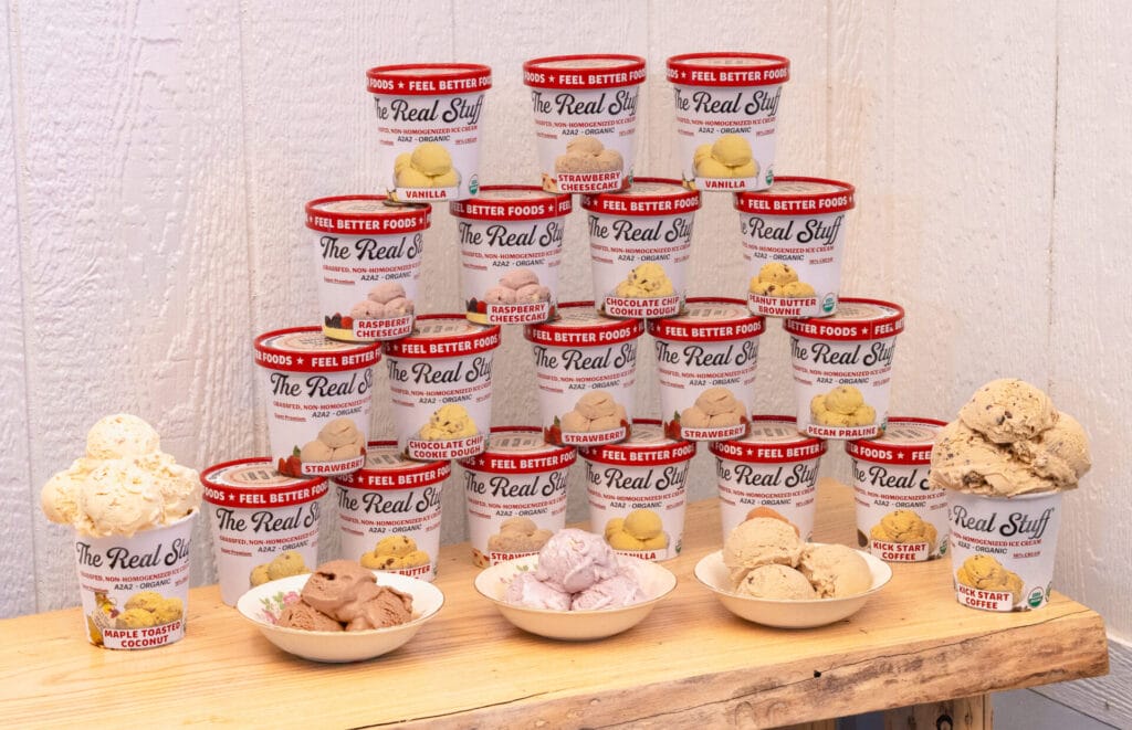 18-Pint Organic A2A2 Ice Cream Box from Feel Better Foods