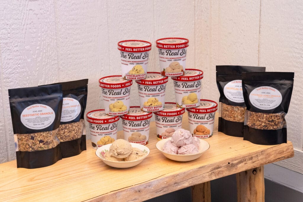 9-Pint & Granola Feast Box #20 - Organic A2A2 Ice Cream Package