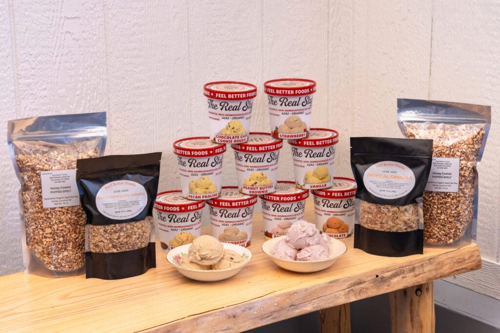 9-Pint, Granola & Spelt Box #19 - Organic A2A2 Ice Cream Package