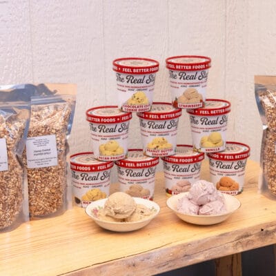 9-Pint & Puffed Spelt Box #21 - Organic A2A2 Ice Cream Package