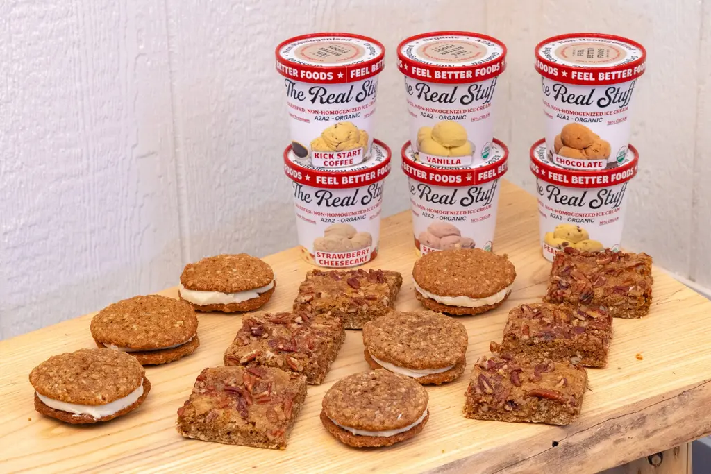 Ice Cream & Double Cookies Box #8 - Organic A2A2 Ice Cream Package