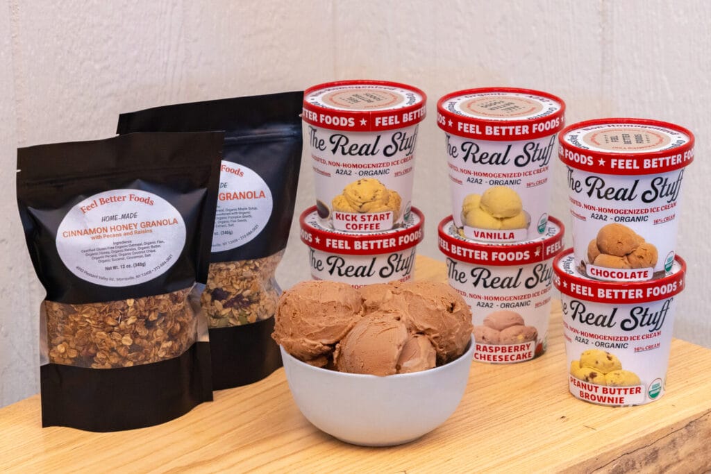 Ice Cream & Granola Box #4 - Organic A2A2 Ice Cream Package