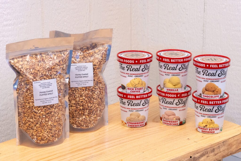Ice Cream, Granola, Cookies & Spelt Box #5 - Organic A2A2 Ice Cream Package